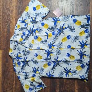 NEW Pacific & Co Button Down Hawaiian Shirt Medium